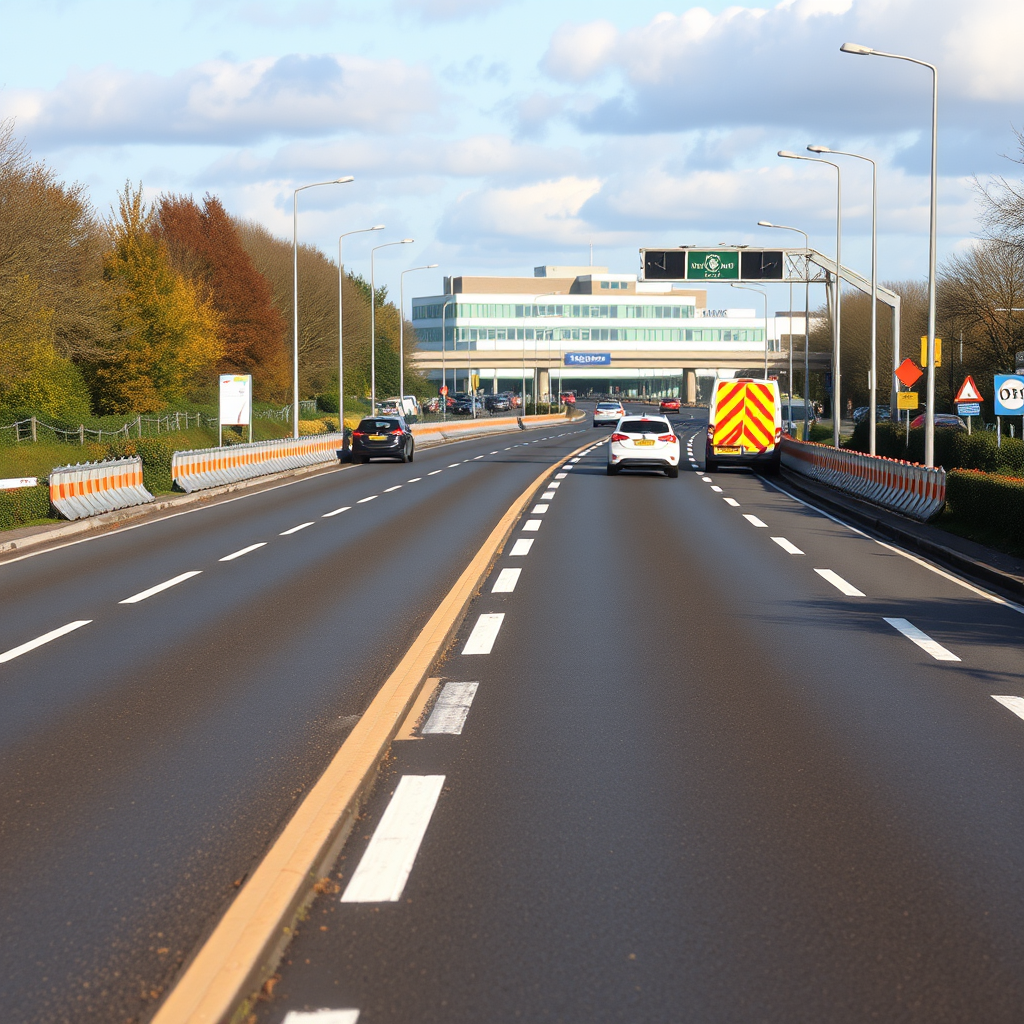 Nottingham route work finished as two-way traffic resumes on A52